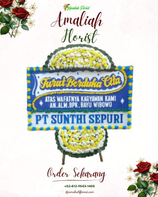 Papan Bunga Duka di Pangkal Pinang