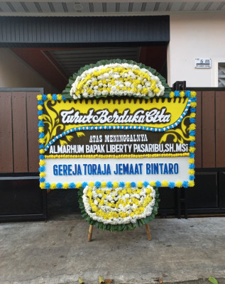 Papan Bunga Duka di Pangkal Pinang