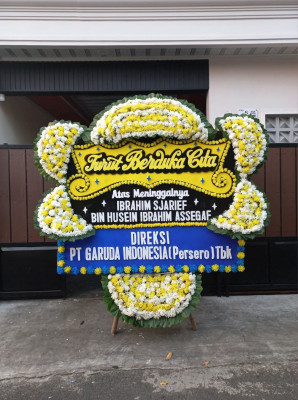 Papan Bunga Duka di Pangkal Pinang