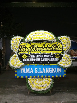 Papan Bunga Duka di Pangkal Pinang