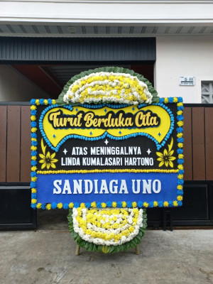 Papan Bunga Duka di Pangkal Pinang
