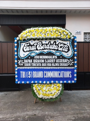 Papan Bunga Duka di Pangkal Pinang